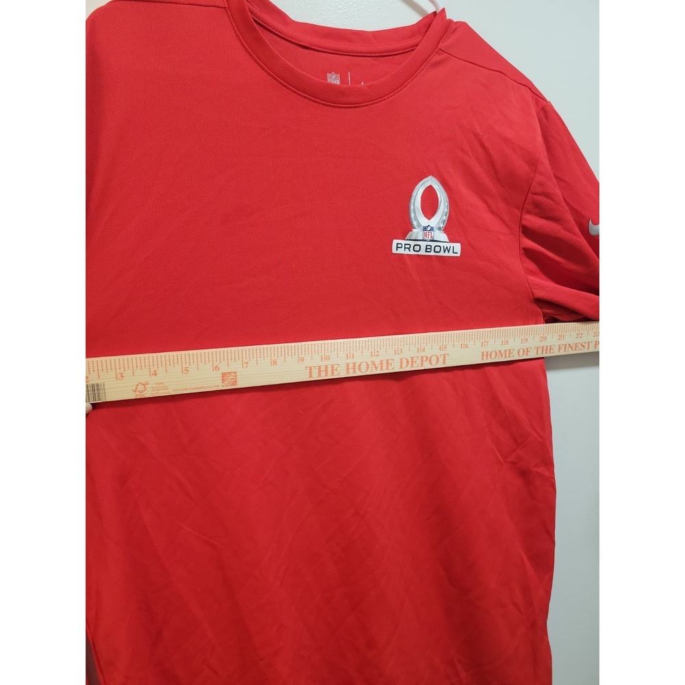Nike NFL On-Field Dri-FIT Pro Bowl Red Long Sleeve Shirt Men's Size L - Picture 11 of 14